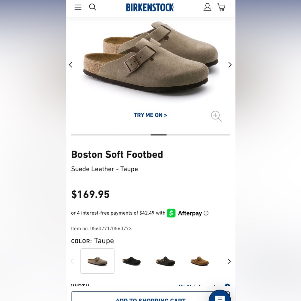 NEW Birkenstock Boston clog soft footbed